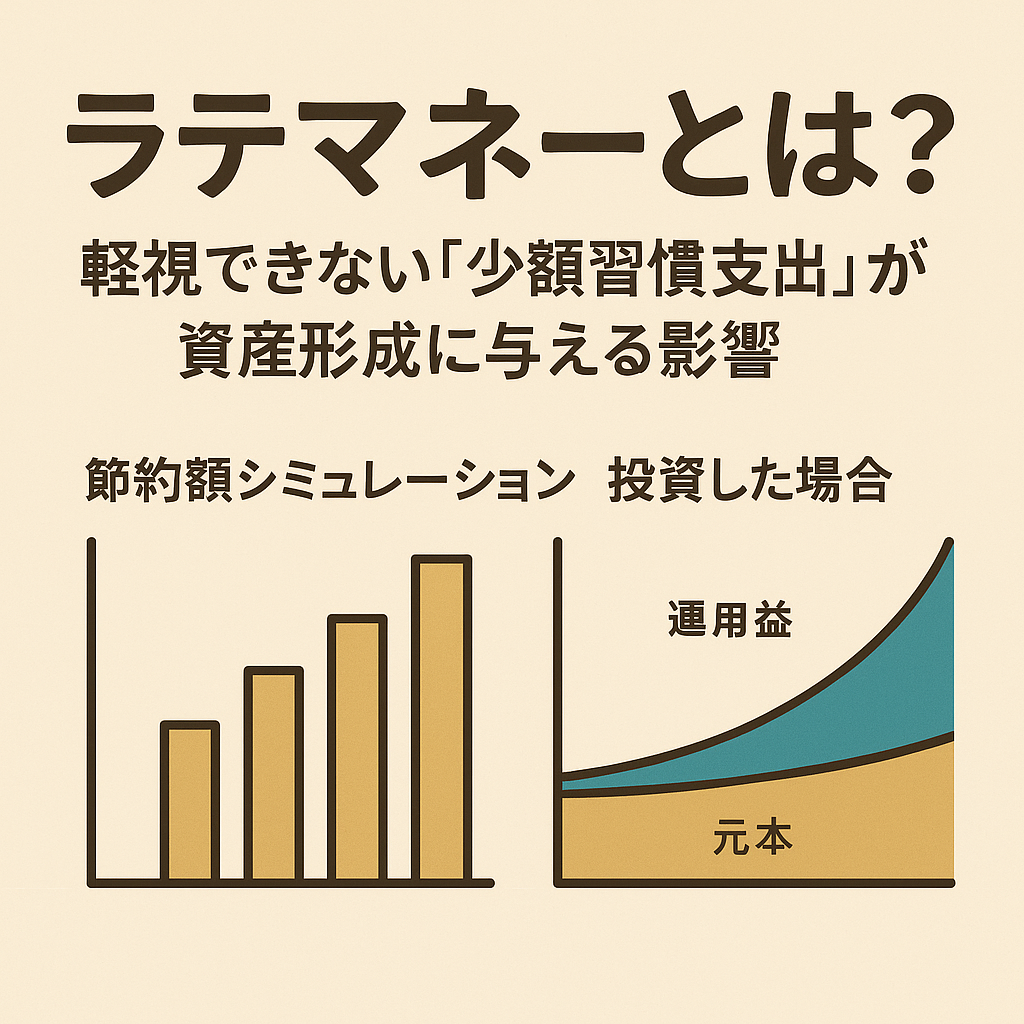 ラテマネーとは？軽視できない「少額習慣支出」が資産形成に与える影響